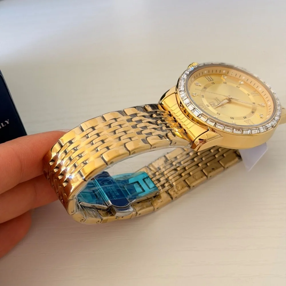 New! Montres Prestige X Invicta Men's Gold Watch, Authentic